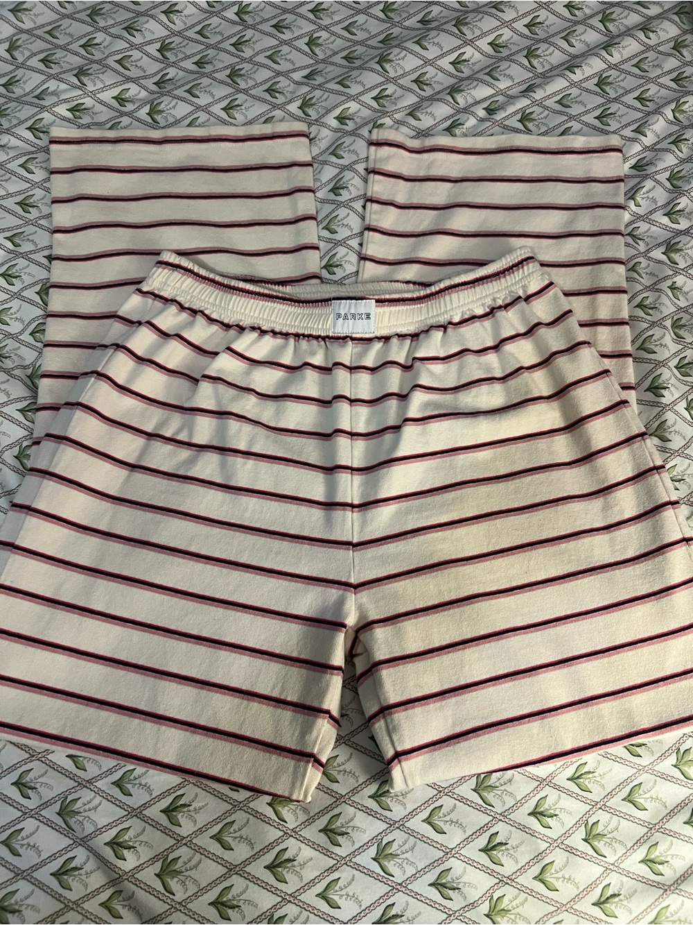 Parke Summerland Stripe Cotton Boxer Pants